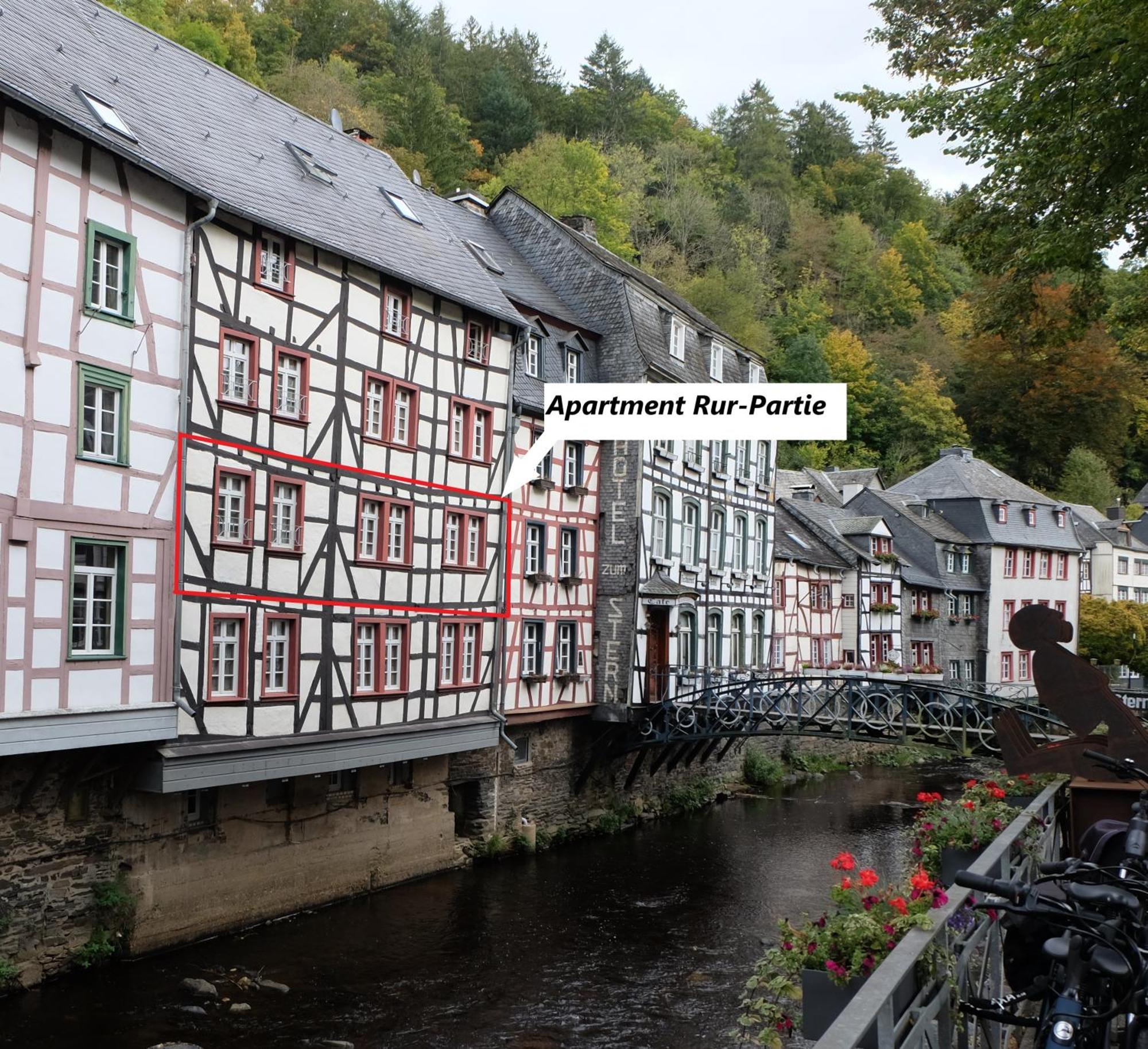 Apartment Rur-Partie Im Haus An Der Rur Monschau Eksteriør billede